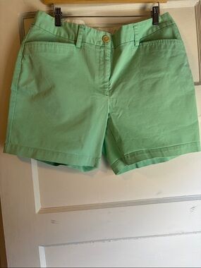 Lands End Women’s Mint Green Casual Chino Shorts